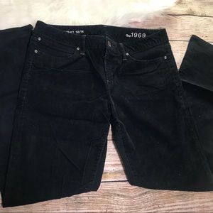 GAP Navy blue corduroy straight leg pants size 14